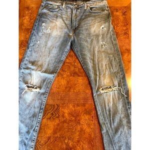 Levi’s 513 38x34 Distressed Jeans
